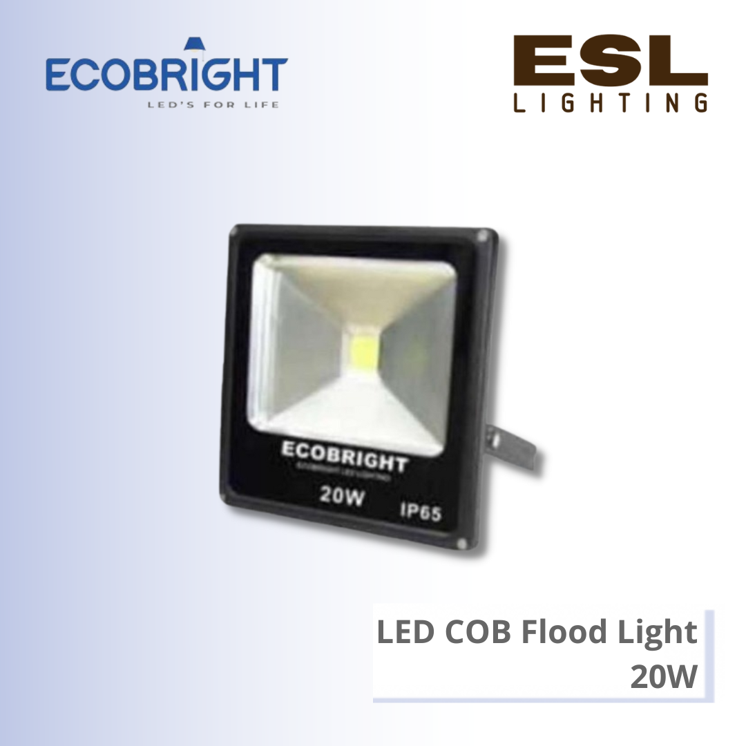 ECOBRIGHT LED COB Flood Light 20W - 20WSL IP65