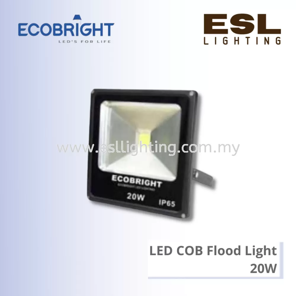 ECOBRIGHT LED COB Flood Light 20W - 20WSL IP65