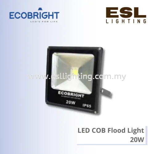 ECOBRIGHT LED COB Flood Light 20W - 20WSL IP65