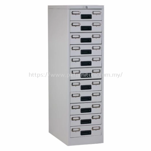 Steel Card Index Cabinet - PK-CIC-9-G2 - 11 DRAWERS CARD INDEX CABINET