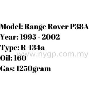 Range Rover P38A