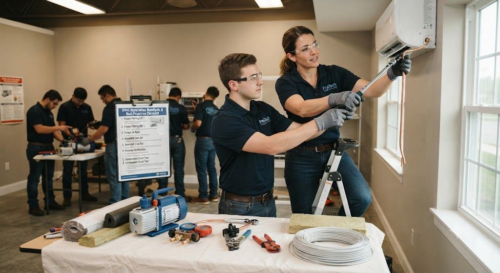 Professional HVAC installation training best practices