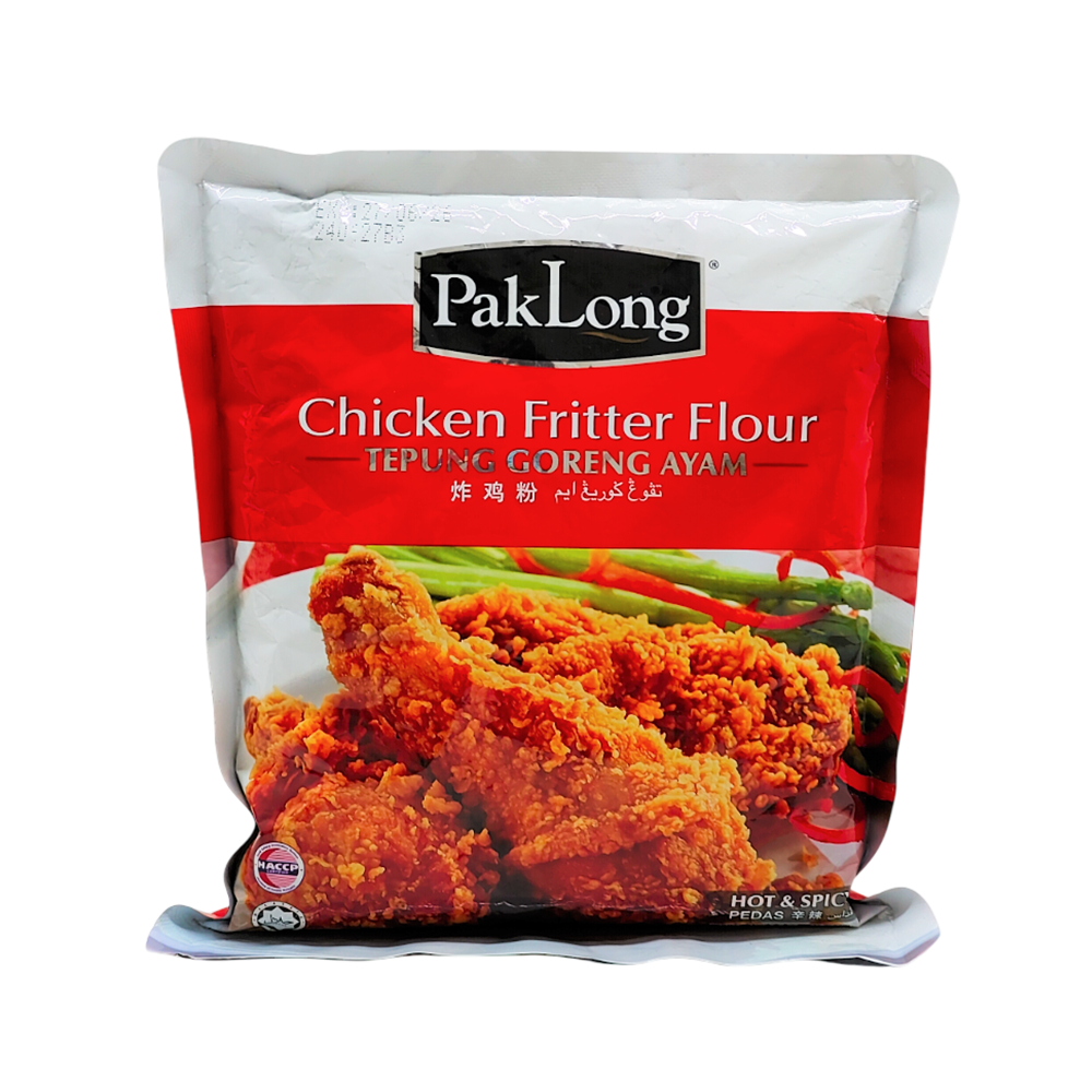 Pak Long Tepung Goreng Ayam Pedas / Chicken Fritter Flour Hot & Spicy 500g