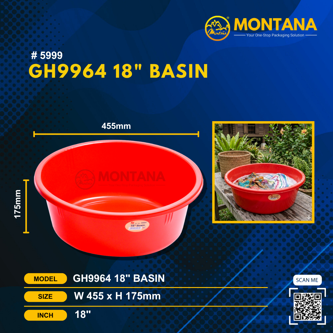 (5999) GH9964 18" BASIN