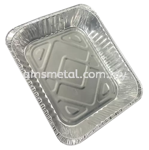 Aluminium Container Foil Code 53900  S Size 323x 265 x 61 H (2PCS/5PCS) With / Without Lid