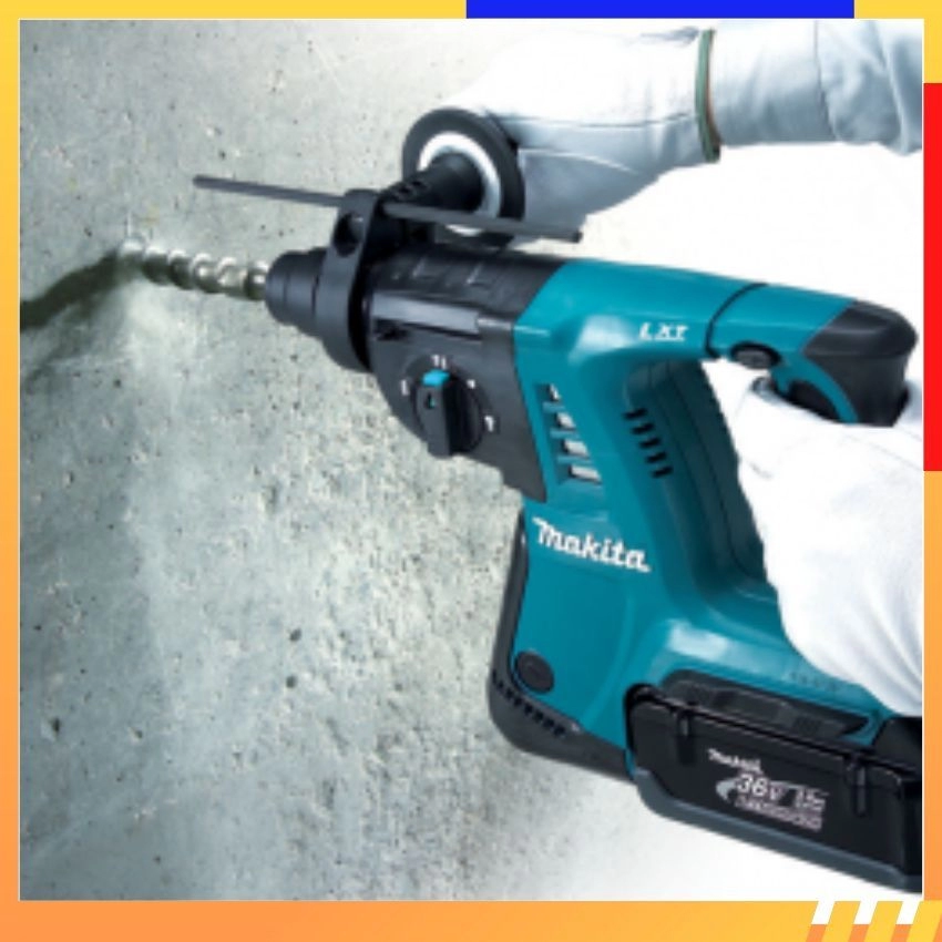 Makita BHR262RB3 26 mm (1") 36V Cordless Combination Hammer