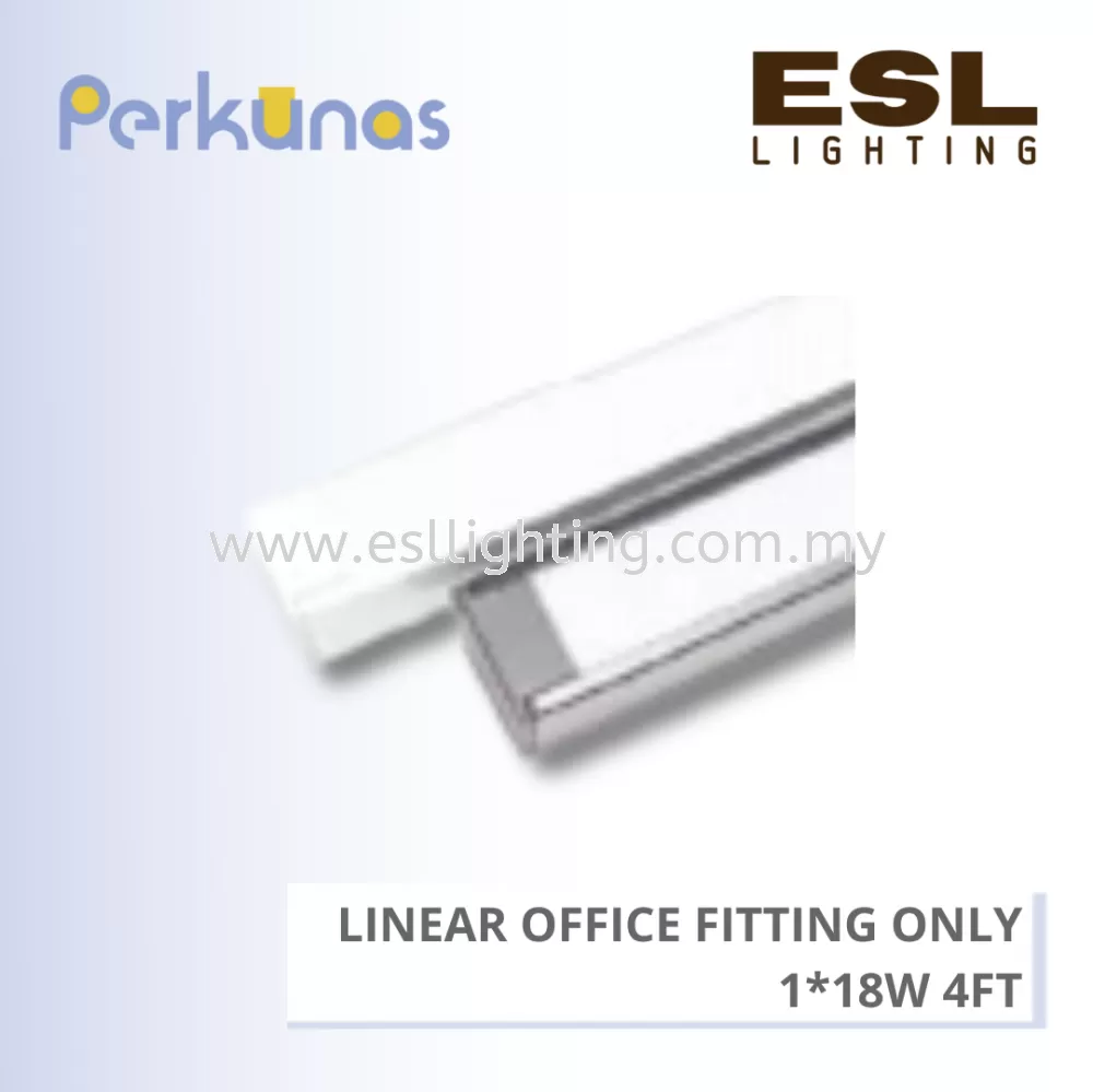 PERKUNAS LINEAR OFFICE FITTING ONLY 1*18W 4FT