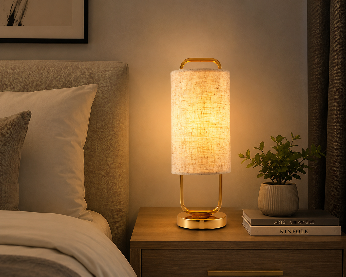 Nordic Table Lamp 2235-GOLD (using E27 Bulb)