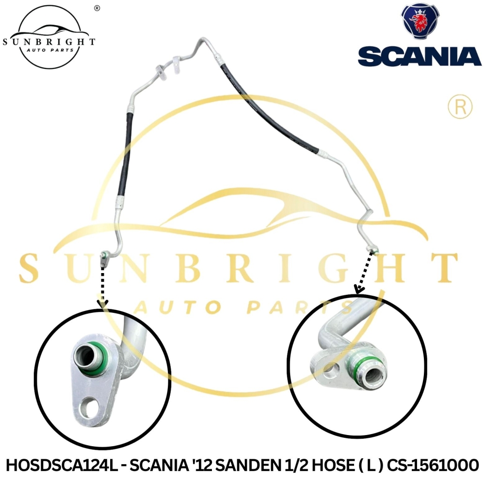 HOSDSCA124L - SCANIA '12 SANDEN 1/2 HOSE ( L ) CS-1561000