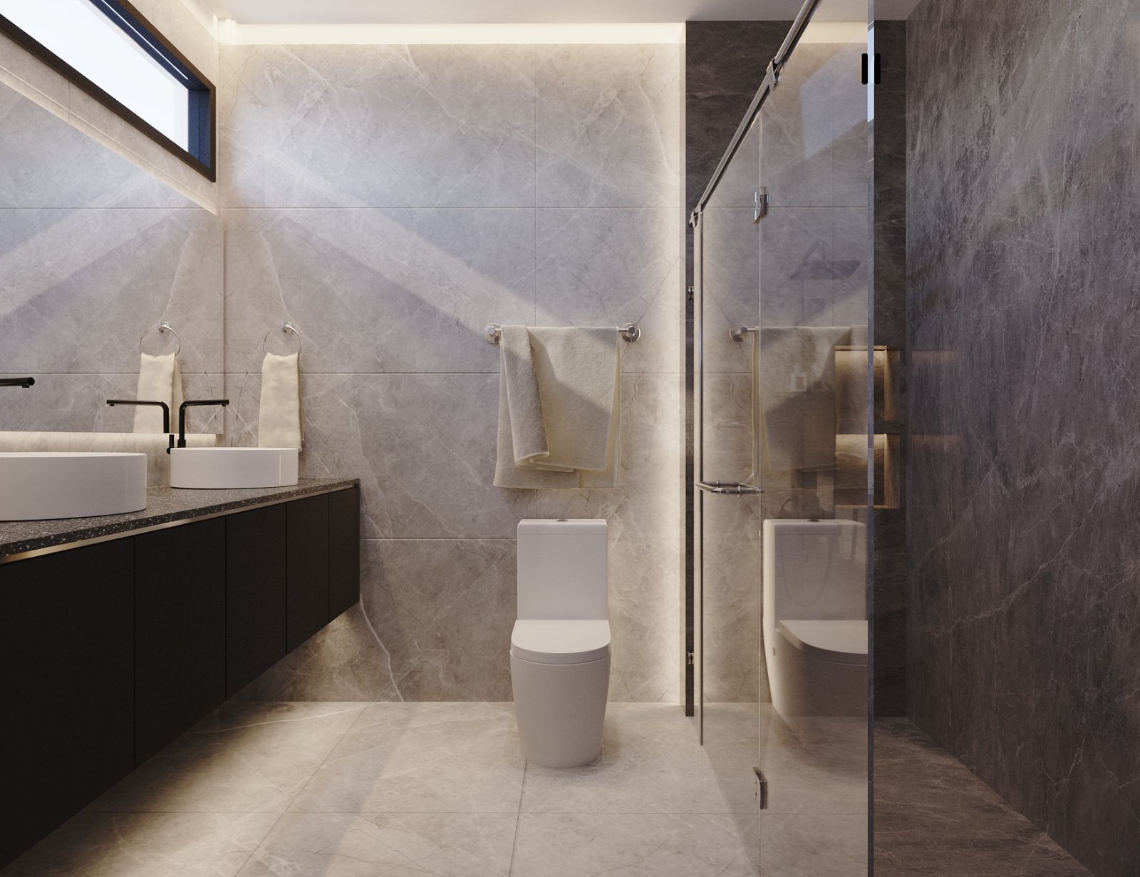 MASTER BATHROOM - SILVER - LTH