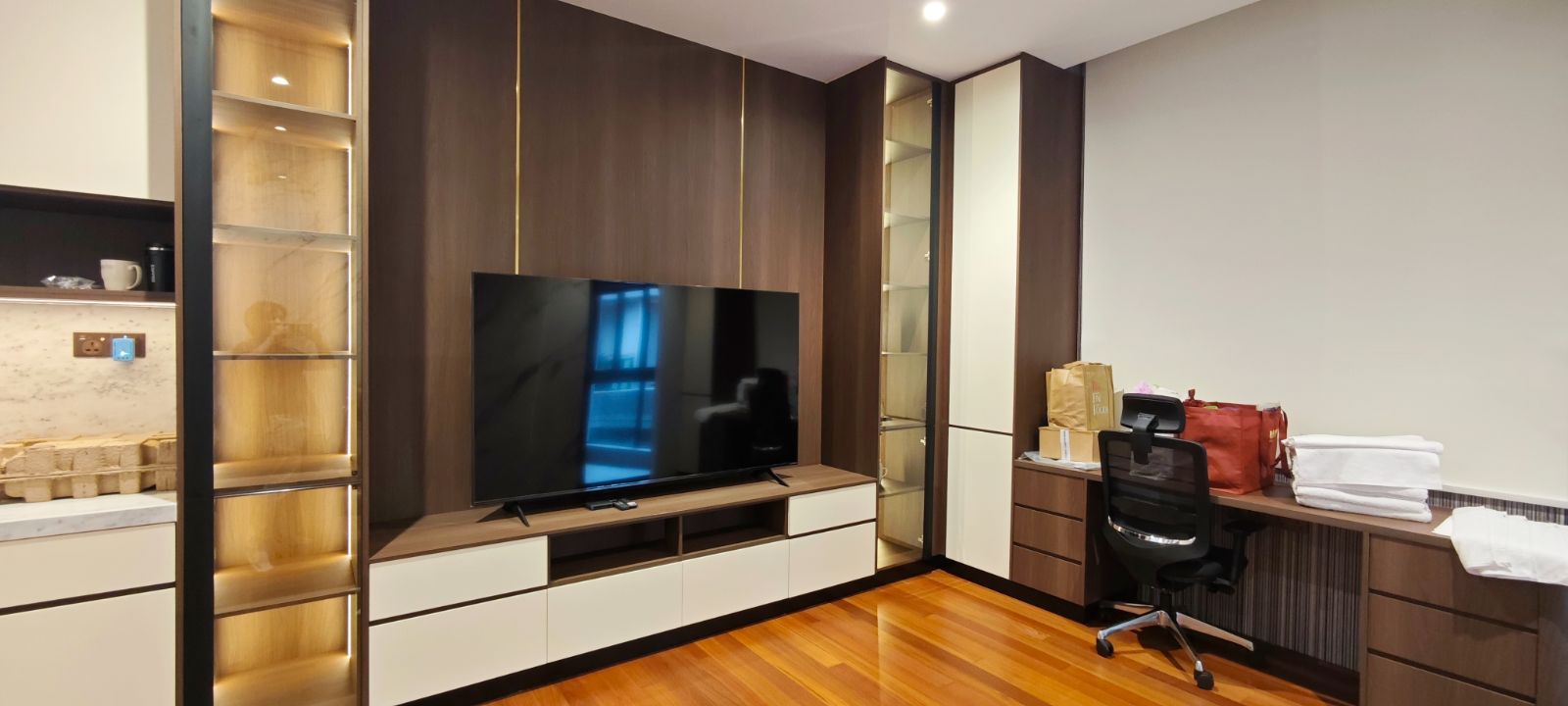 Custom Made TV Cabinet & Study Table in Kuala Lumpur