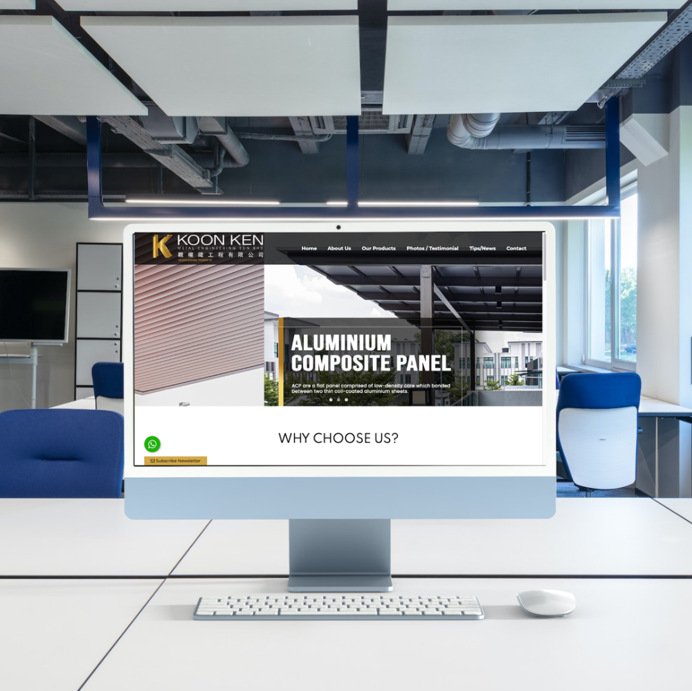 Metal Works Website Design & SEO | Kuala Lumpur