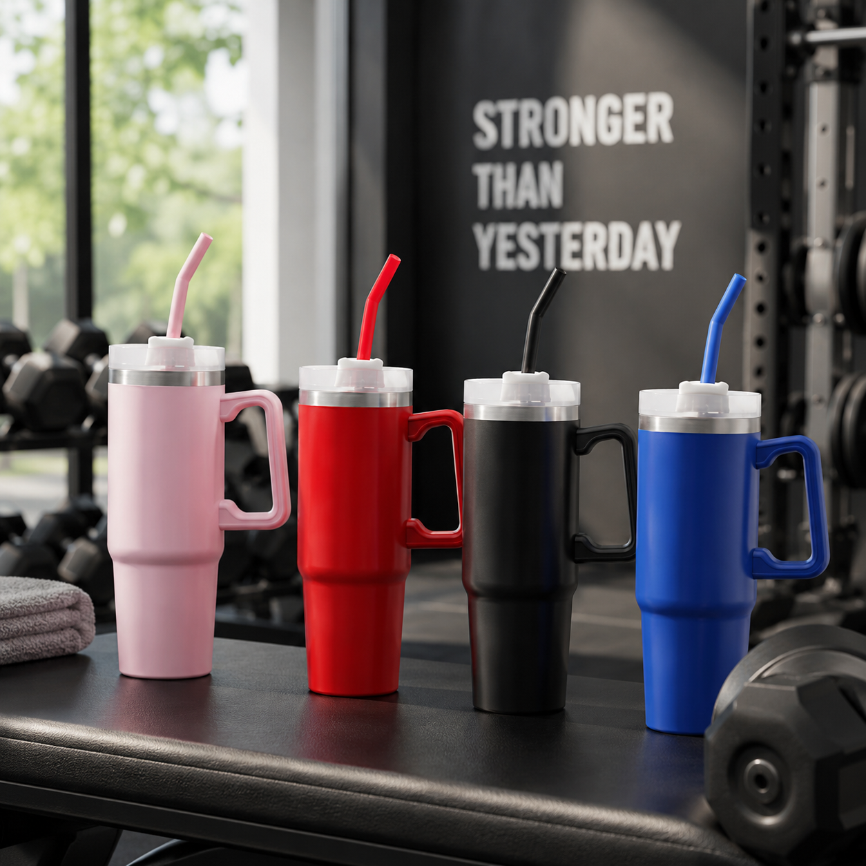 ActiveFlow Fitness Tumbler with Straw 0169