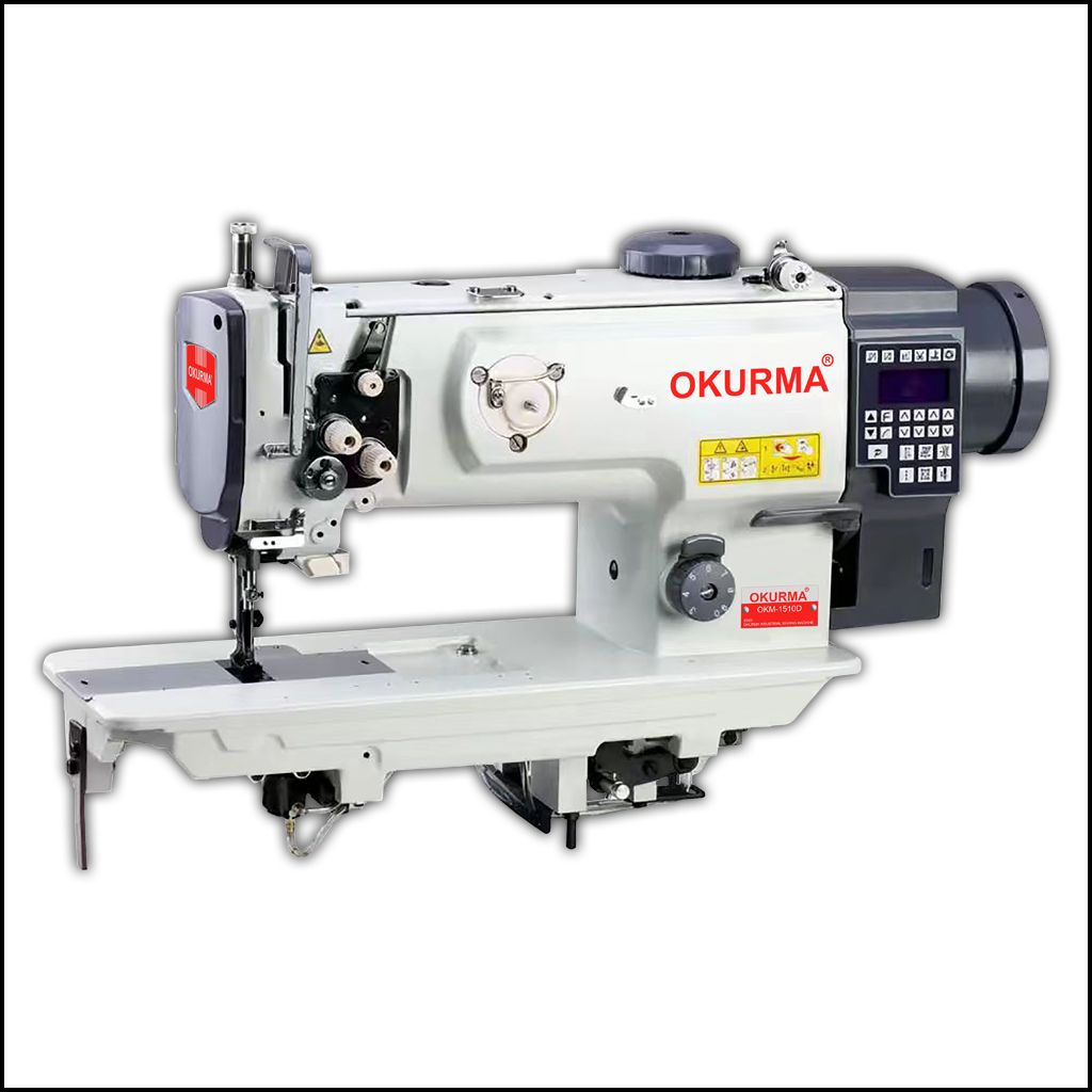 OKURMA/OKM-1510D SINGLE NEEDLE, DIRECT-DRIVE COMPOUND FEED HEAVY DUTY, LOCKSTITCH SEWING MACHINE