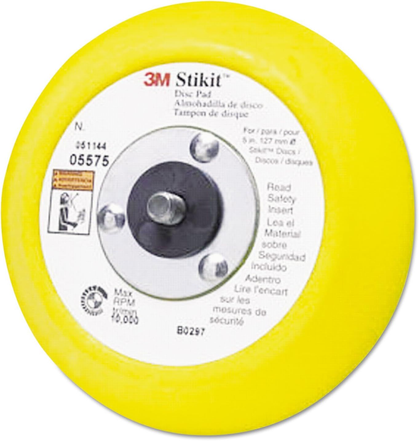 3M™ Stikit™ Disc Pad 05575, 5 in x 3/4 in x 5/16-24 External