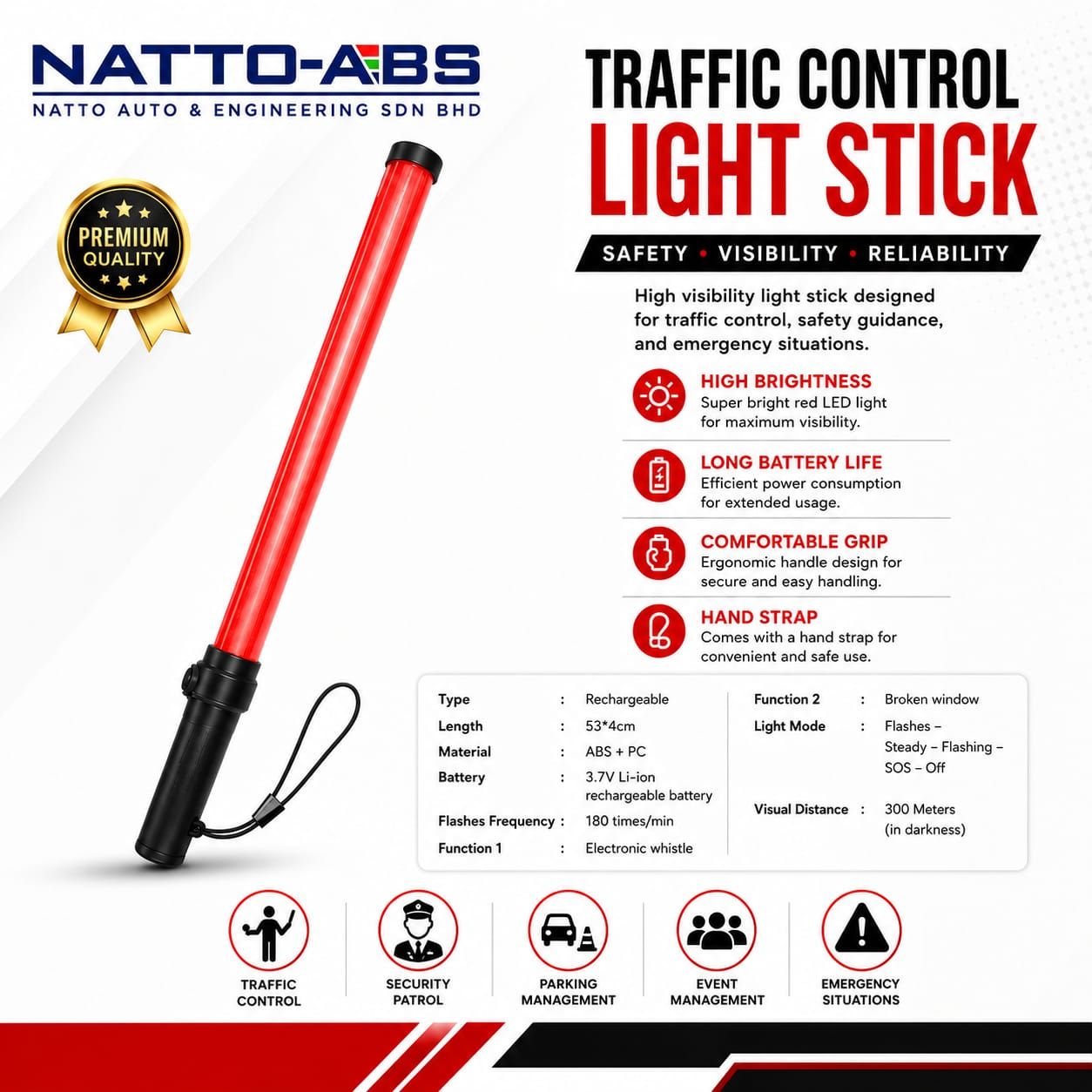Traffic Baton Light