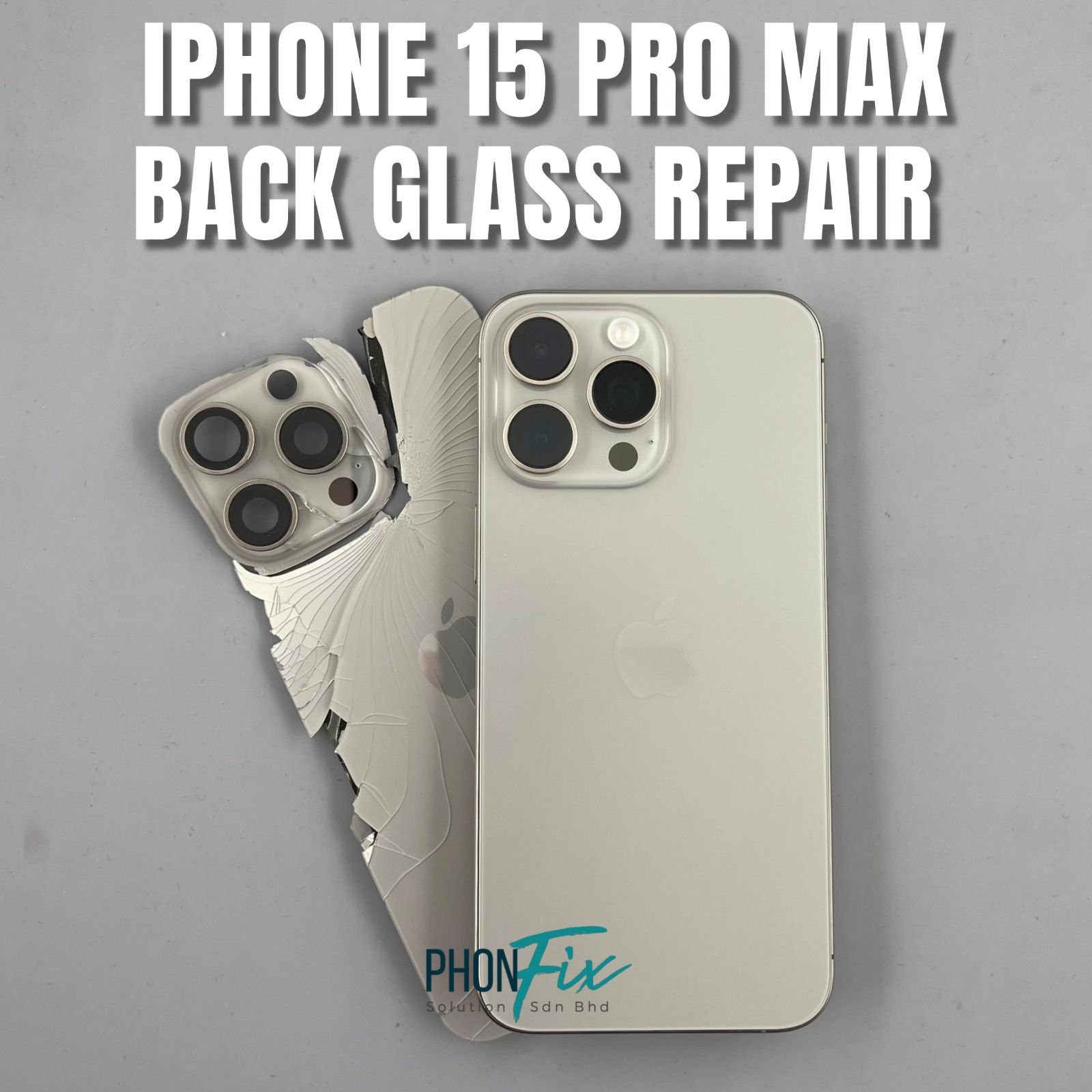 iPhone 15 Pro Max Back Glass Repair