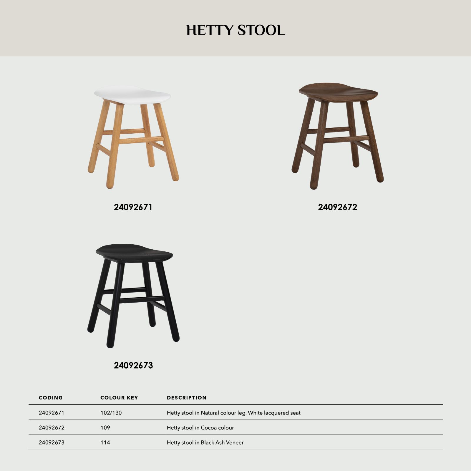 HETTY STOOL (114)