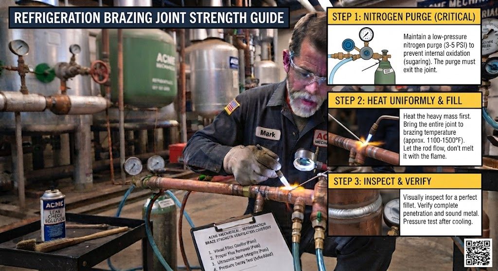 refrigeration brazing joint strength guide