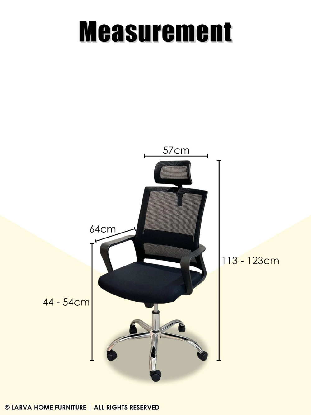 Mesh High Back Office Chair