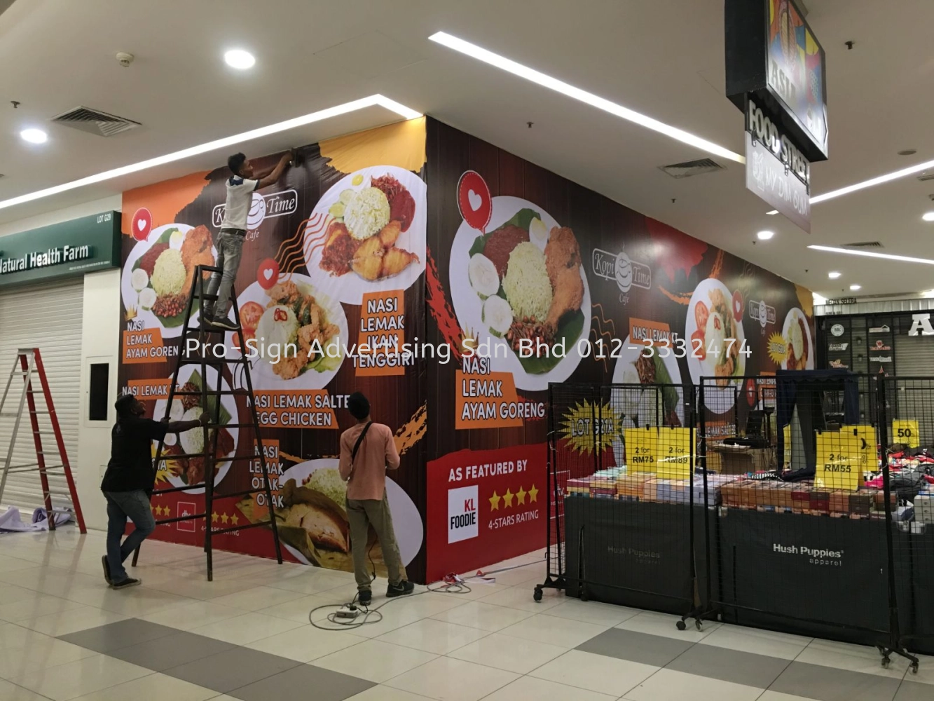 SHOPPING MALL HOARDING PRINTING (KOPITIME, SUBANG PARADE, 2019)