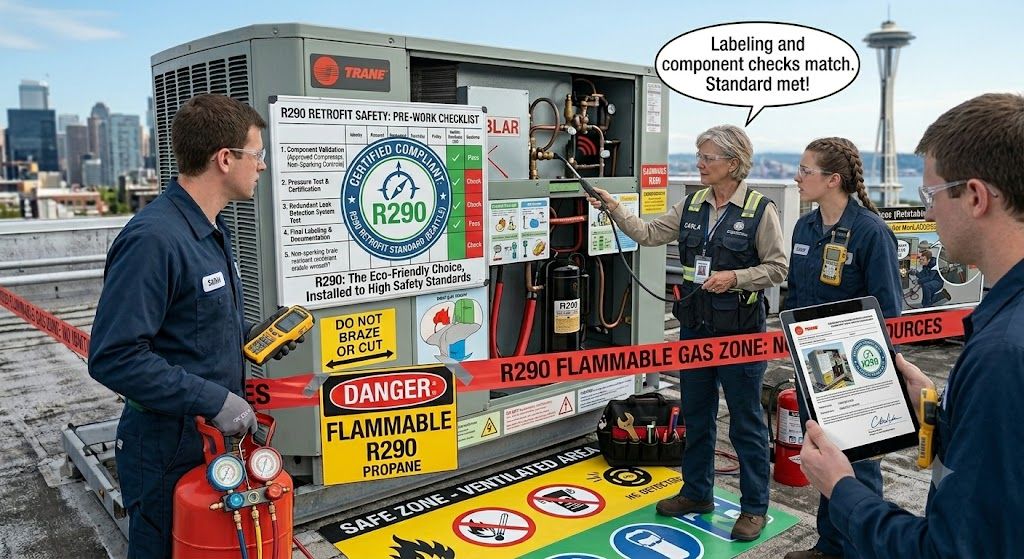 R290 retrofit compliance standards