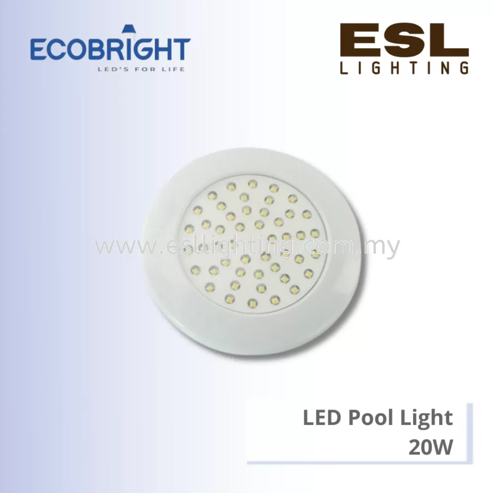 ECOBRIGHT LED Pool Light PC RGB 20W - EB-PL180 IP68