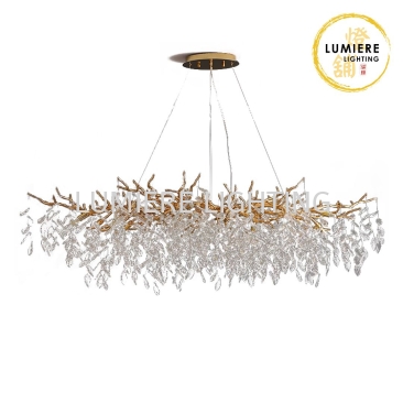 Post Modern Branch Crystal Nordic Luxury Pendant Light