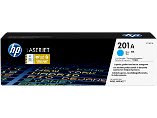 HP 201A Cyan Original LaserJet Toner Cartridge CF401A