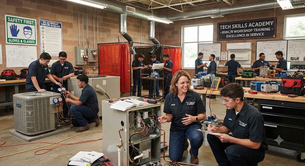 HVAC technician workshop training