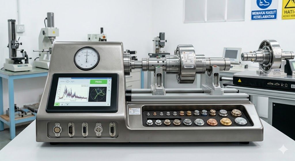 Field Electric Bearing Balancing Calibration