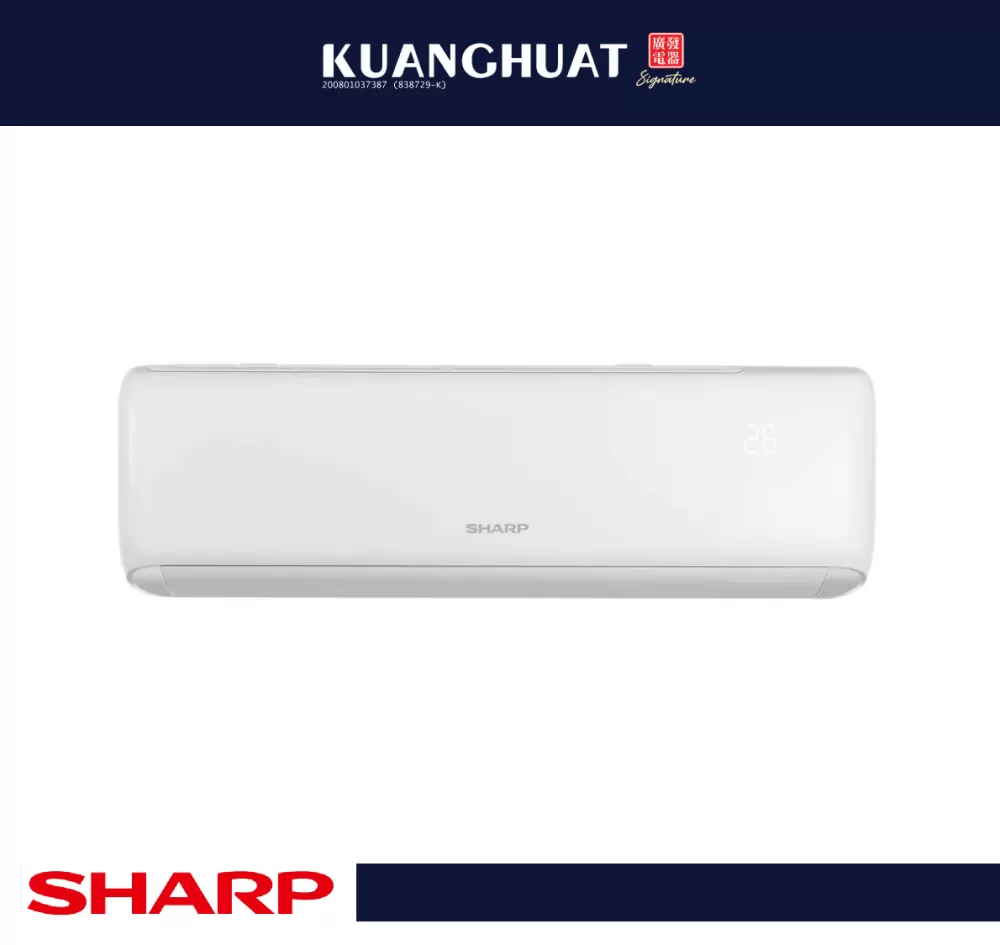 SHARP 2.5HP Non-Inverter Air Conditioner (R32) AHA24ZCD