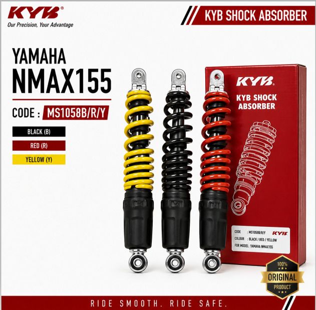 KAYABA NMAX155 REAR ABSORBER MS1058B/R/Y