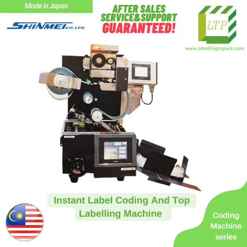 Instant Label Coding And Top Labelling Machine 