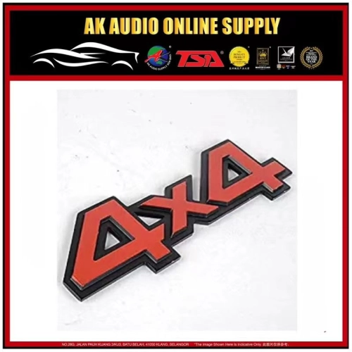 4×4 Logo 3d Metal Emblem Badge Decal - A12574