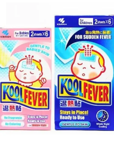 Kool Fever (2SHEETS) FOR BABIES/CHILDREN