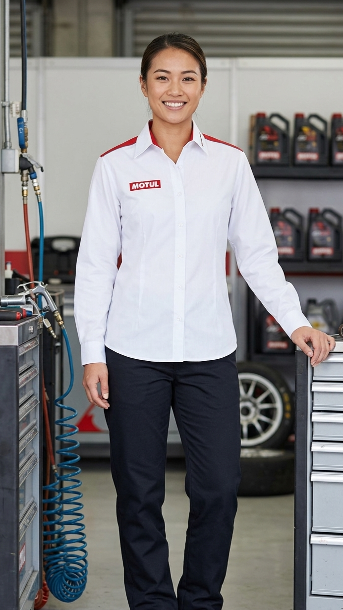 Custom Made Corporate Shirt | Premium Office Uniform | Embroidered Logo Business Shirt | Comfortable & Professional Workwear