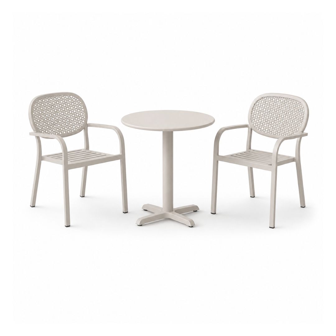 Round Aluminium Outdoor Set