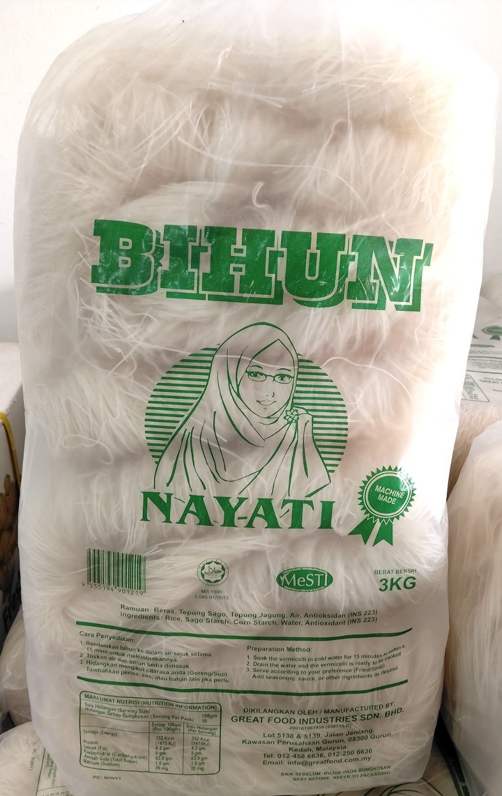 Bihun Nayati 3KG PACK