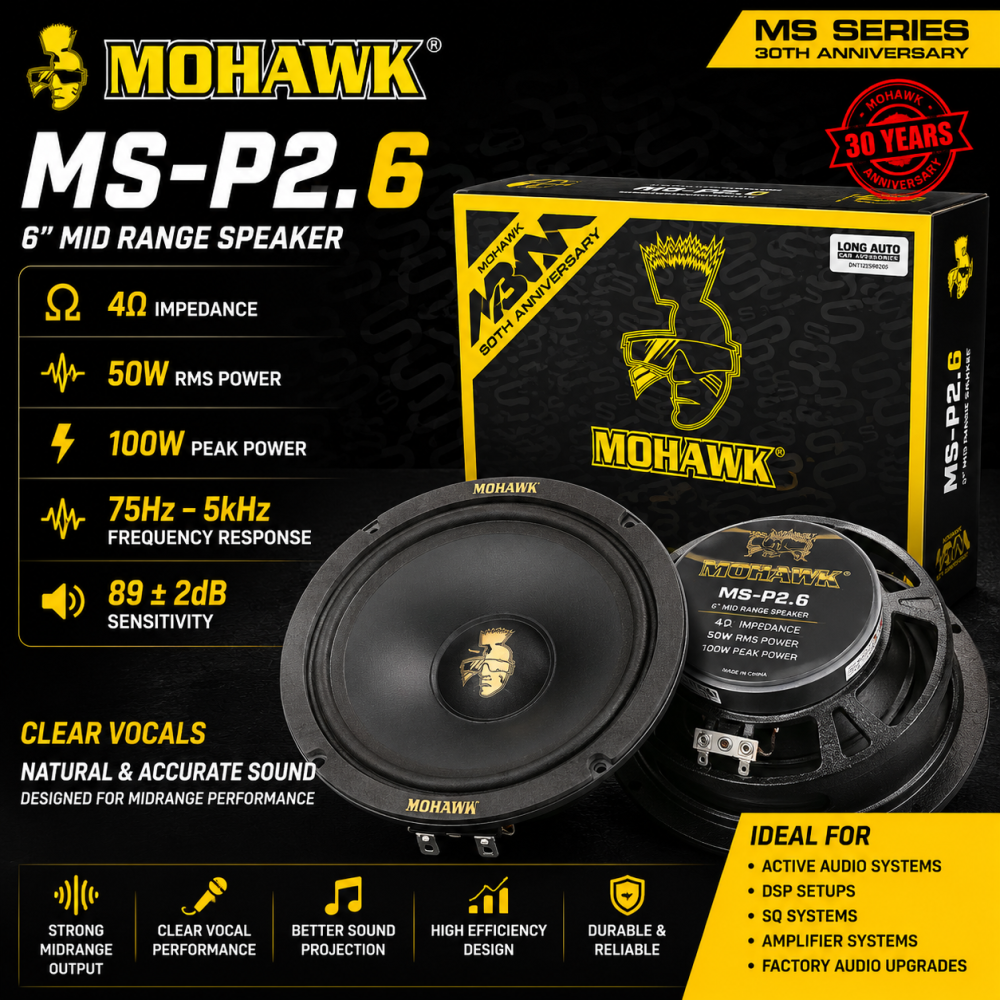 Mohawk MS-P2.6 | 6” Mid Range Speaker