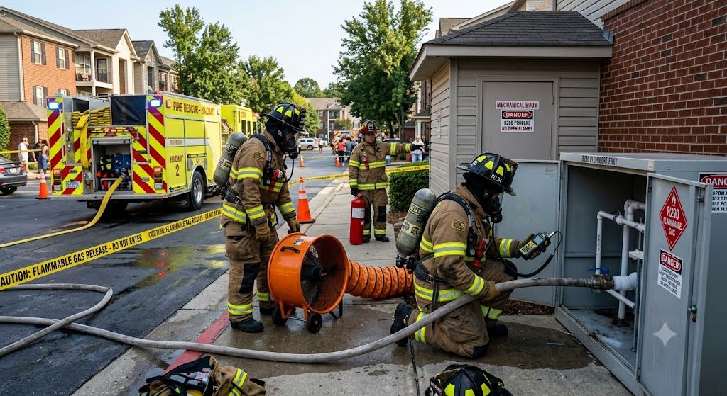 R290 gas release response