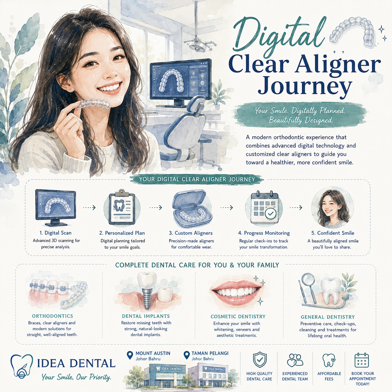 Digital Clear Aligner Journey