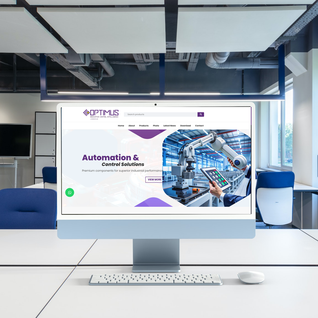 Optimus Control Industry PLT Website Design & SEO Case Study | Automation Parts & Control Instruments Supplier in Kuala Lumpur