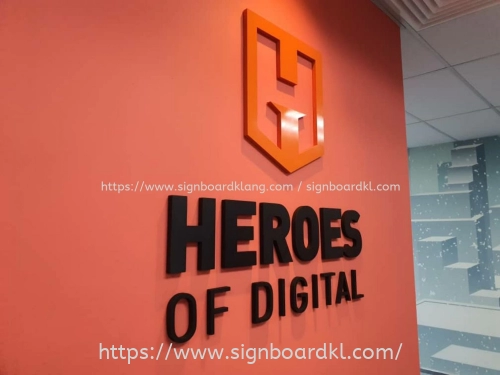 Heroes Of Digital 3D EG Box Up Lettering at Bangsa Kuala Lumpur