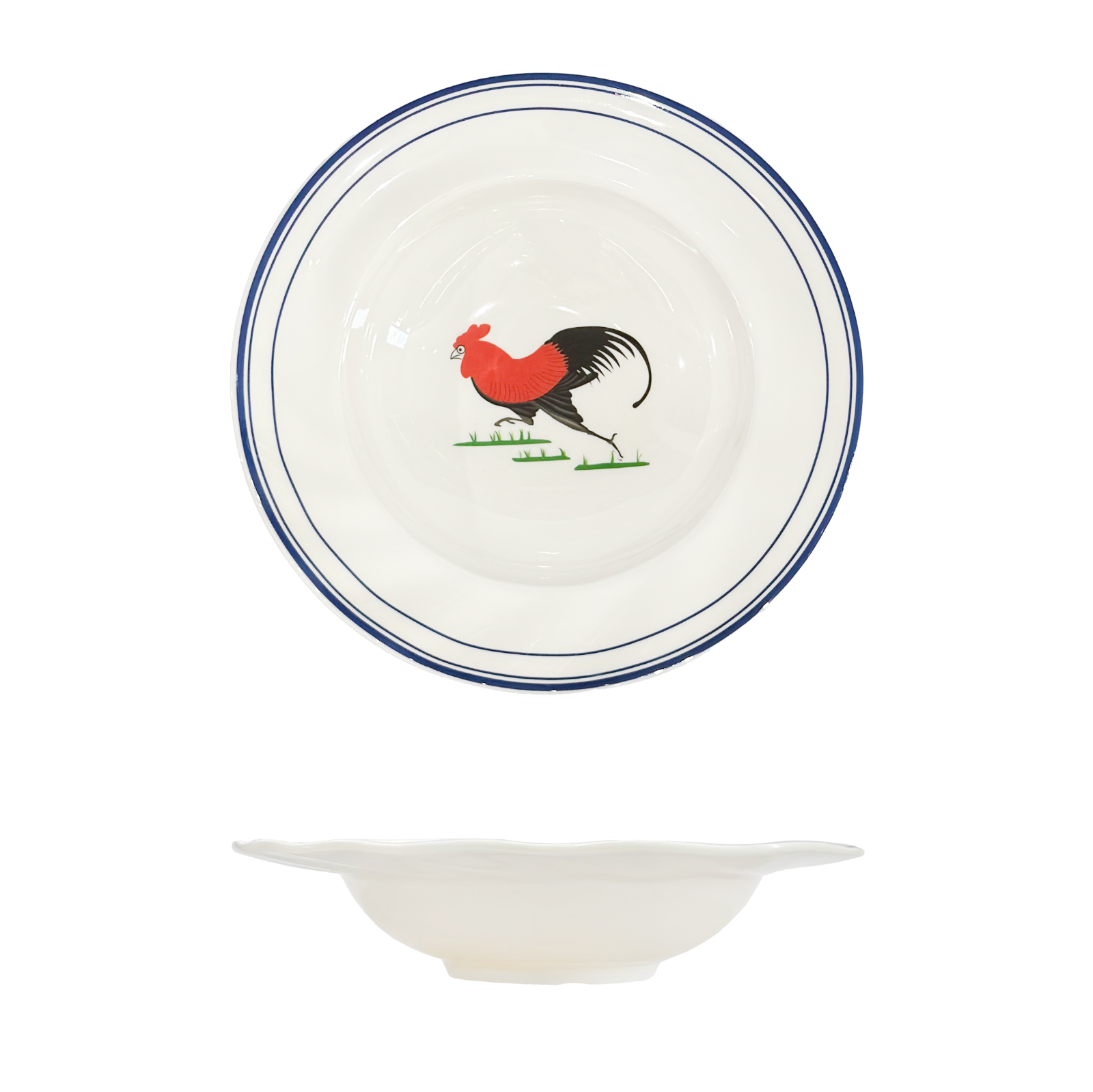 HR-SXGJ-10-Lace-deep-round-plate-10''-花边深圆盘