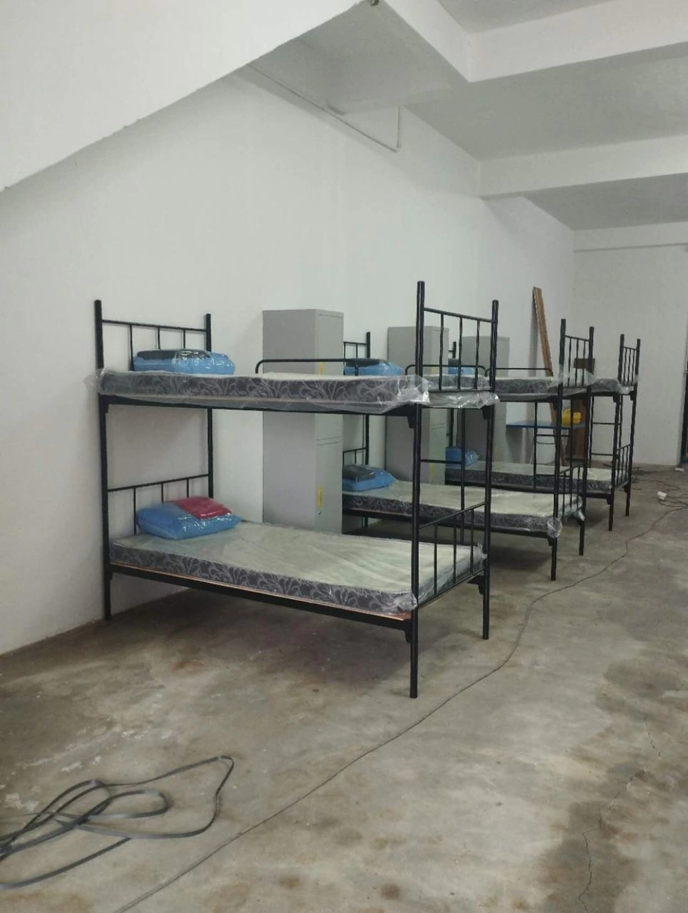 Hostel Furniture Set Up | JTK Approved Double Decker Katil 2 Tingkat Asrama | Single Mattress Tilam Asrama |  Hostel Steel Locker Besi deliver to GM Well  Taman Sri Kijang Bukit Mertajam Penang