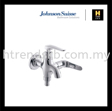 Johnson Suisse Fermo-N 1/2" 2way Bib Tap With Screw Collar And Flange (WBFA301482CP)