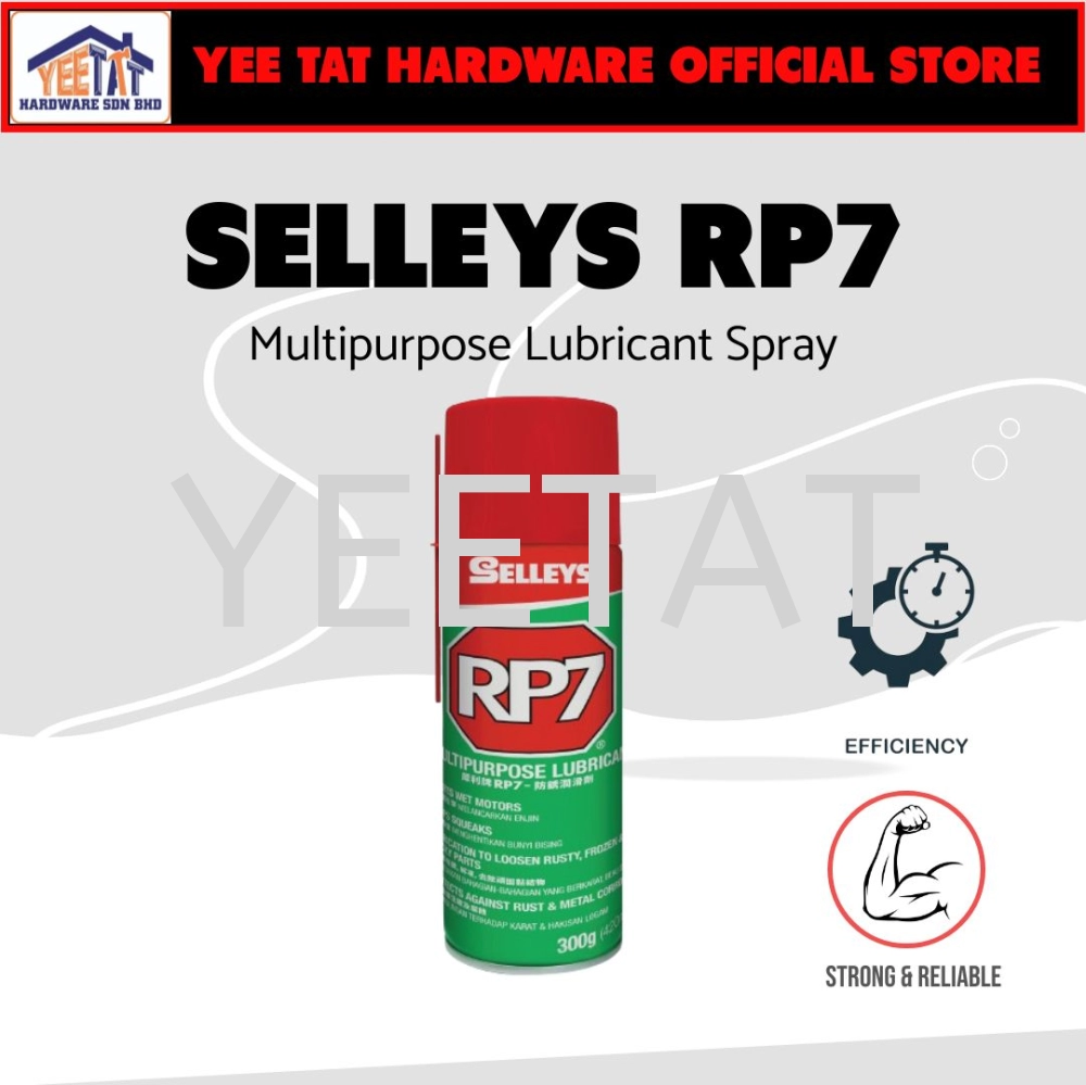 [ SELLEYS ] RP7 Multi Purpose Lubricant Spray Stops Squeaks Loosen WD Hinge Rust Prevention 40 (150g & 300g)