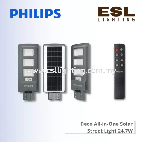 PHILIPS Deco All-In-One Solar Street Light 24.7 W - BRC050 LED40/765