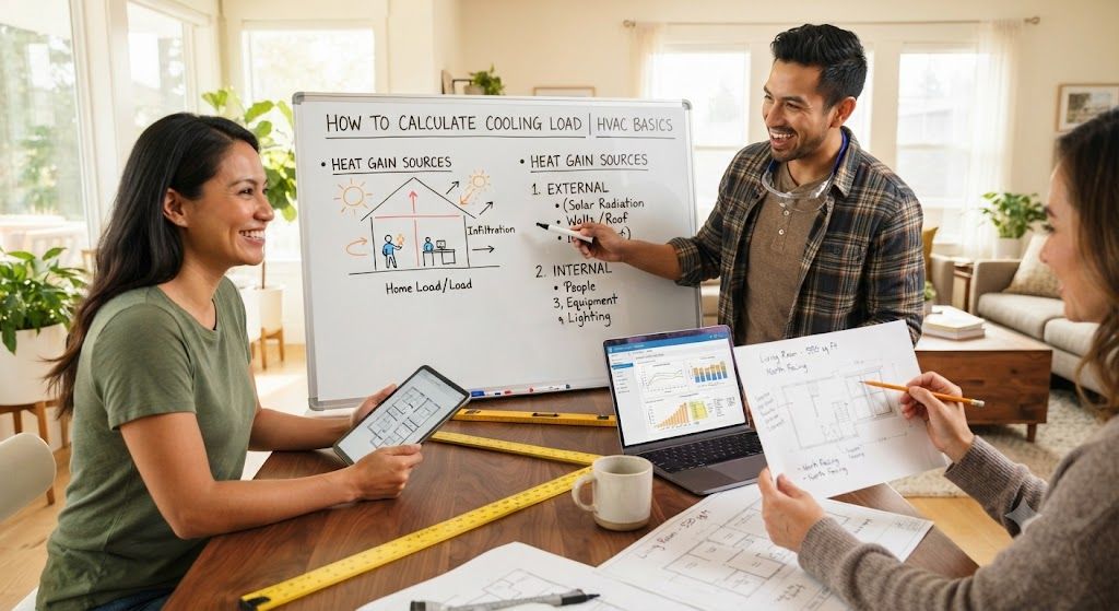 how to calculate cooling load in HVAC basics